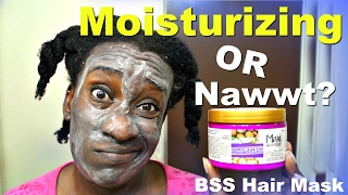 Maui Moisture Hair Mask First Impression  Deep Conditioning 4c Hair [upl. by Abey326]