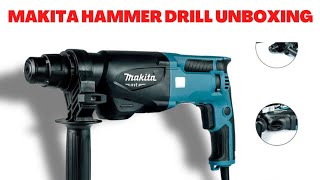 MAKITA HAMMER DRILL M8700 UNBOXING REVIEW TECHNICAL RECERCH [upl. by Zeuqcaj]