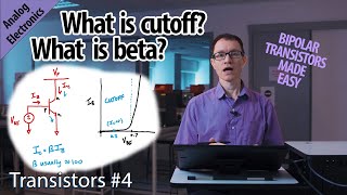 Simple bipolar circuits Cutoff and beta 4Transistors [upl. by Weiner]