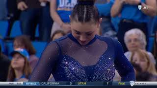 Kyla Ross Floor UCLA vs Utah State 2019 10000 [upl. by Aniweta]