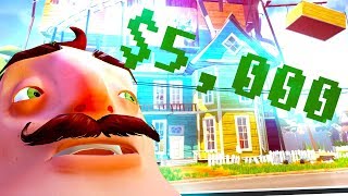 WIN 5000 IN HELLO NEIGHBOR  New Modding Update Hello Neighbor Cheats  Beta 3 [upl. by Noivert]