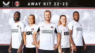 Charlton Athletic launch 202223 away kit by Castore [upl. by Christina]