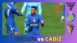 GETAFE vs CÁDIZ  La Liga 202324  EA FC 24 [upl. by Hoxie]