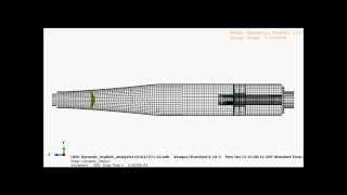 Dynamic simulation of ultrasonic transducer [upl. by Saidee]