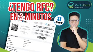 ¿Cómo SABER SI YA TENGO RFC CON CURP EN 3 MINUTOS SAT EN LINEA🔥 [upl. by Brianna683]