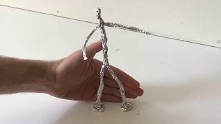 Giacometti Inspired Foil Sculpture [upl. by Eido325]