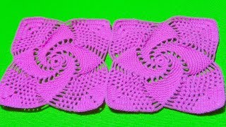 Modelo para colchas cojines mantitas de bebé tejidos a crochet [upl. by Worthy]