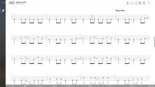 Nirvana  About A Girl BASS TAB PLAY ALONG [upl. by Camilo701]