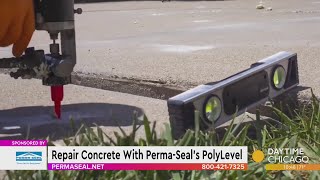 Repair Concrete With PermaSeals PolyLevel [upl. by Ecnarf]