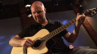 Travis Fingerpicking Lesson  Acoustic Guitar Lesson  Guitar Tricks 18 [upl. by Baryram]