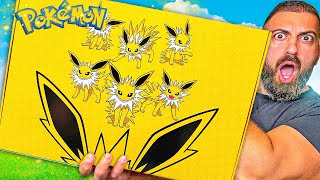 Pokemons NEW GIANT Eeveelution Boxes Are INSANE [upl. by Nilrev961]