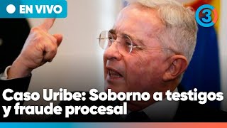 Juicio Álvaro Uribe Vélez  Caso soborno a testigos y fraude procesal  Audiencia preparatoria [upl. by Melamed]