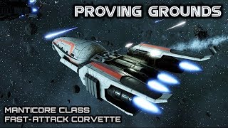 Battlestar Galactica Manticore Class Corvette  Deadlock Proving Grounds  Spacedock [upl. by Lenox]