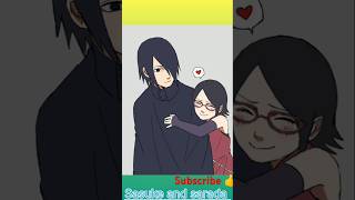 Sasuke and Sarada love moments naruto sasuke sarada moments shortsfeed shorts [upl. by German]