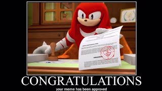 Meme Approved Knuckles [upl. by Ennaed]