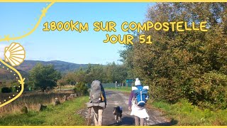 1800km sur compostelle jour 51 A Fonsegrada  Baleira 26km caminoprimitivo [upl. by Adlog]