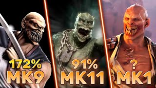 Baraka MK9 vs MK11 vs MK1  Baraka Combos [upl. by Zoe]