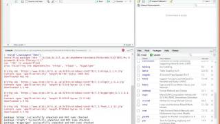 Installing Packages in RStudio [upl. by Idonah]
