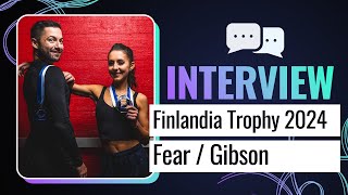 Overcoming challenges  FEAR  GIBSON GBR  Ice Dance Winner  Finlandia Trophy 2024  GPFigure [upl. by Edrick]