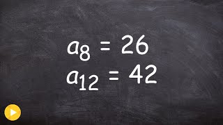 Find the first several terms of a sequence with given two terms [upl. by Nickolai]