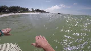 Hurricane Delta  Surfing TWIN PIERS  Bradenton  FL  10092020 [upl. by Fredette]