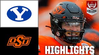 BYU Cougars vs Oklahoma State Cowboys  Full Game Highlights [upl. by Adnek375]