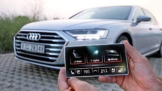 هذه هي اذكى اودي في التاريخ  Audi A8 [upl. by Ihtraa]