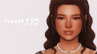 i wanted to make a pretty sim  the sims 4  create a sim [upl. by Cannon]