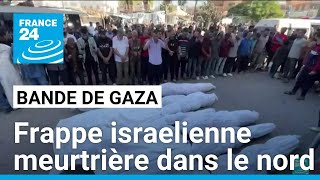 Raids israéliens sur le nord Gaza  plusieurs dizaines de Palestiniens tués à Beit Lahia [upl. by Ayita754]