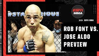 What’s at stake for Rob Font and Jose Aldo at UFCVegas44  ESPN MMA [upl. by Azitram]