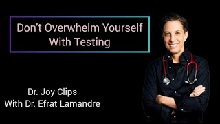 Dont Overwhelm Yourself with Testing [upl. by Nyrek]