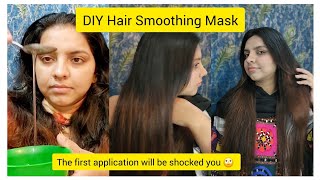 DIY Hair Smoothing MaskThe first application will be shocked You 🙄 must try [upl. by Bentlee328]