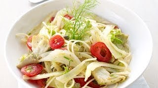 Vegetarische pastasalade met venkel en artisjok [upl. by Mona]