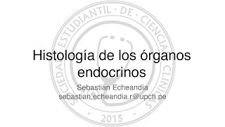 Histología  Órganos Endocrinos [upl. by Huntington872]