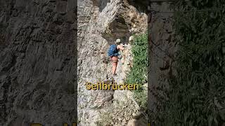 1000m Klettersteig in der Schweiz Daubenhorn [upl. by Verlie]