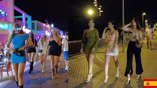 TENERIFE SPAIN NIGHTLIFE WALK TOUR [upl. by Zacek]