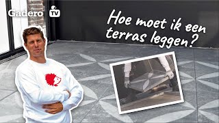 Hoe moet ik een terras leggen Volg deze stappen [upl. by Howzell]