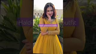 Haldi ceremony outfit Ideas 😘😘🤔🤔🤔❤️❤️shortsyoutubevideo trendingshorts fashionstyle haldioutfit [upl. by Nnoved497]