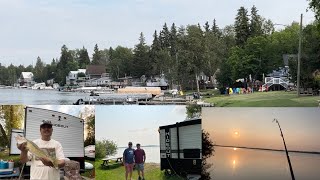 Fishing in Sandy Lake Manitoba Canada [upl. by Notsew609]