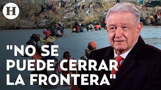 Cierre de frontera no le conviene ni a EU ni a México asegura AMLO tras restricciones de Joe Biden [upl. by Ran]