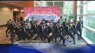 Charleston Dancers Peace Love Hip Hop with the Americas Got Talent Routine for News2 [upl. by Cilo]