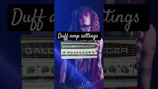 Duff McKagan amp settings duff basstips [upl. by Hgielrebma]