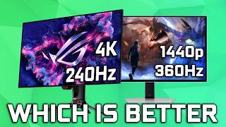 Which QD OLED is Better  4K 240Hz vs 1440p 360Hz Monitors [upl. by Ninnahc]