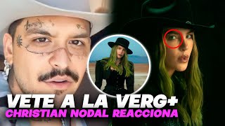 CHRISTIAN NODAL REACCIONA con DESPRECIO a la NUEVA CANCIÓN de BELINDA quotCACTUSquot 🌵  VIRAL 2024 [upl. by Syah337]