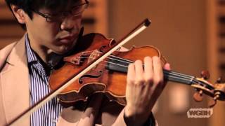 WGBH Music Soovin Kim plays Bachs quotPartita No 2 for Violin in D minorquot [upl. by Ramedlav]