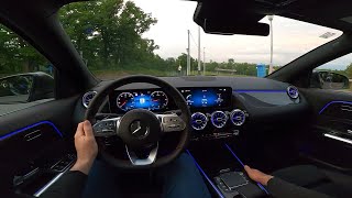 New MERCEDES GLA 2020 – POV test drive AMG Line 200 D 150 HP 8GDCT [upl. by Juliana]