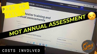 MOT Annual Assessment time amp what it costs us as a tester £ [upl. by Nnalyrehc]