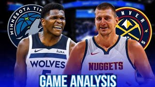 Denver Nuggets Vs Minnesota Timberwolves Game 4 Full Analysis  2024 WCSF [upl. by Janine114]