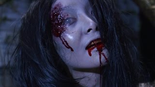 Zombie Makeup ✞ Japanese Horror ✞ Halloween Makeup [upl. by Leatri]