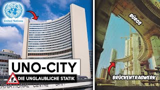 Das Geheimnis der schwebenden Büros  Die unglaubliche Statik der UNOCity in Wien [upl. by Deevan55]